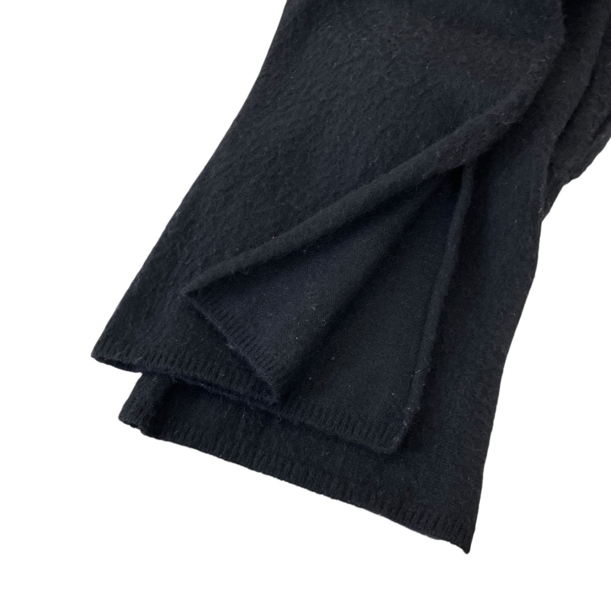25AWWOOL：ALPACA MILLED KNIT EASY TROUSERアルパカニットトラウザーズパンツST.1303