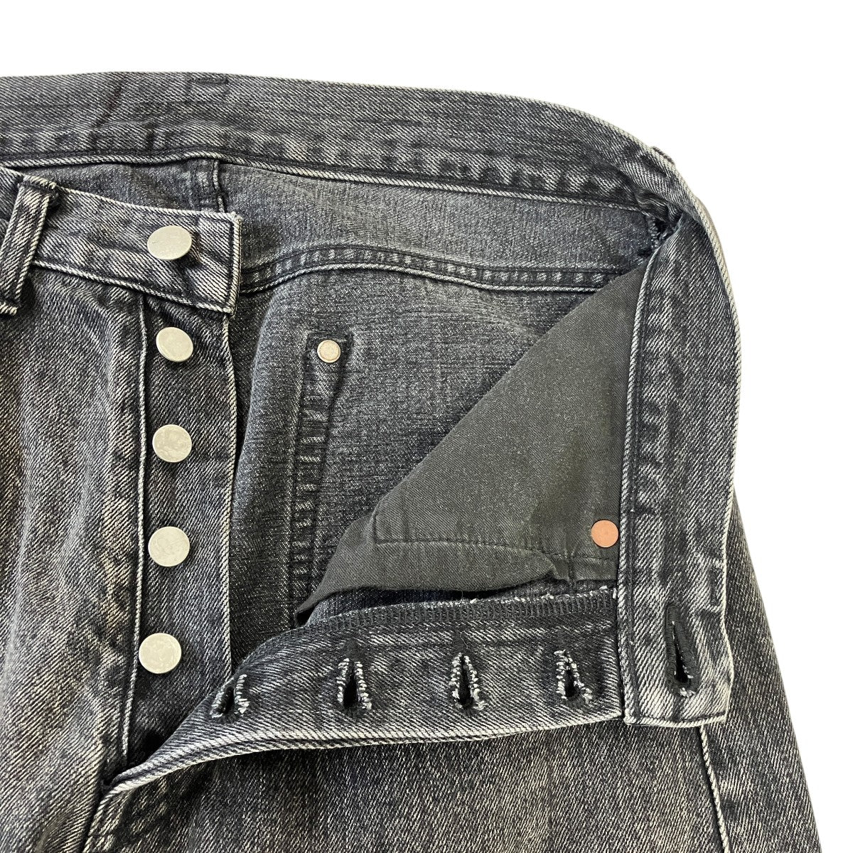 DEFORMED FLARE VINTAGE DENIM JEANSフレアデニムパンツST.1075