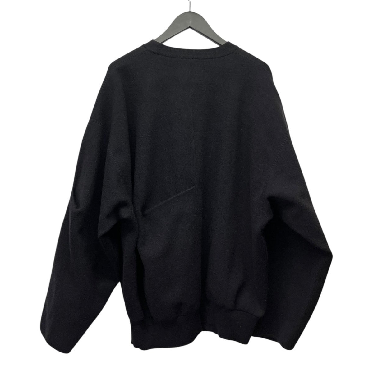 OVERSIZED DOUBLE KNIT REVERSIBLE LSクルーネックニットST.1130