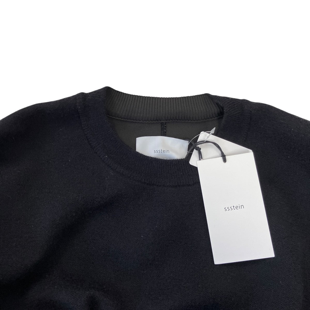 OVERSIZED DOUBLE KNIT REVERSIBLE LSクルーネックニットST.1130