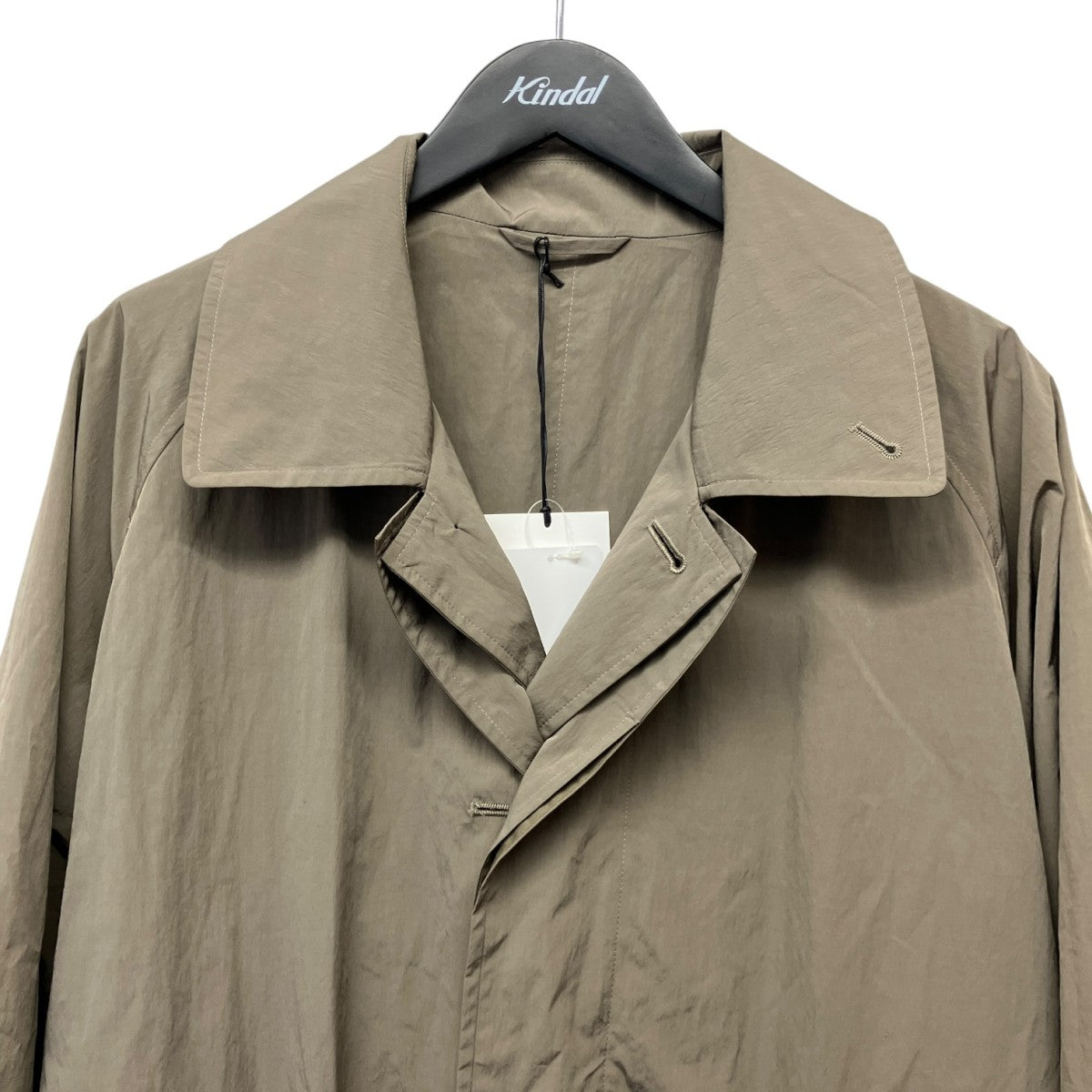 26SSOVERSIZED LAYERED COMBINATION COATレイヤードロングコートST.1372