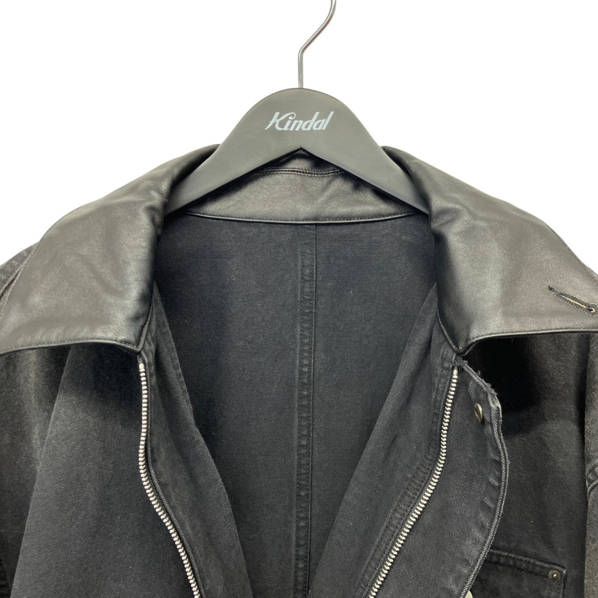 26SSSULFUR DYED OXFORD VINTAGE JACKETオックスフォート?ジップアップジャケットST.1387