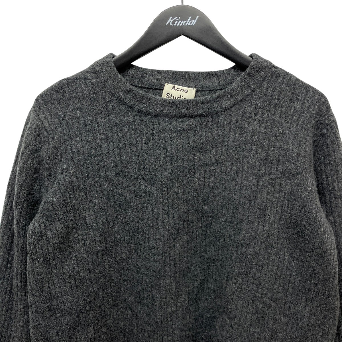 NICHOLASブランドタグ解れクルーネックサイドスリットセーター29E173