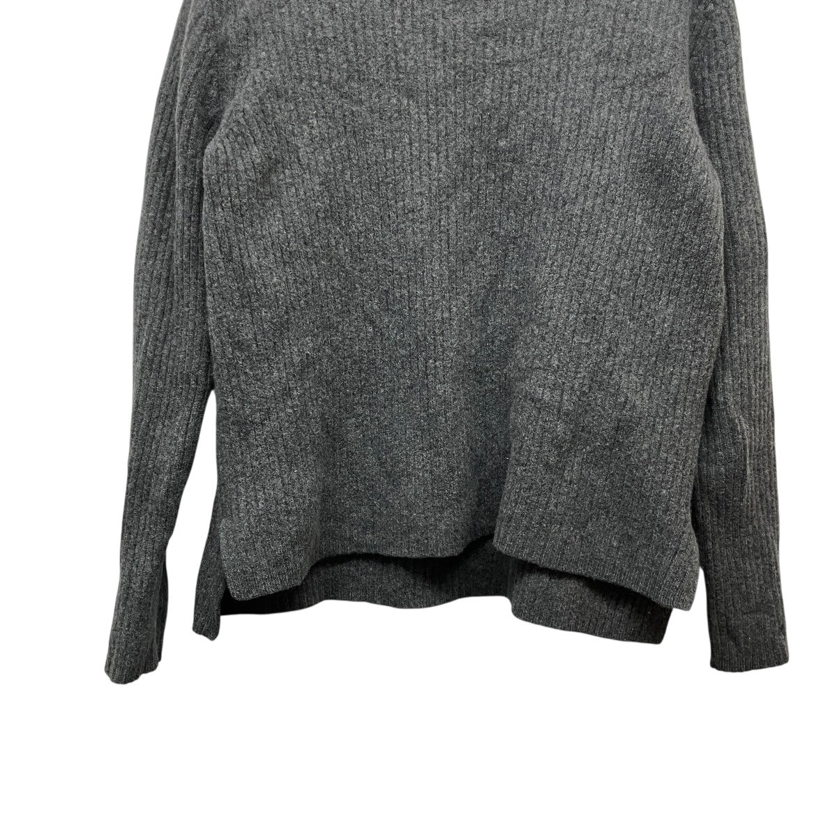 NICHOLASブランドタグ解れクルーネックサイドスリットセーター29E173