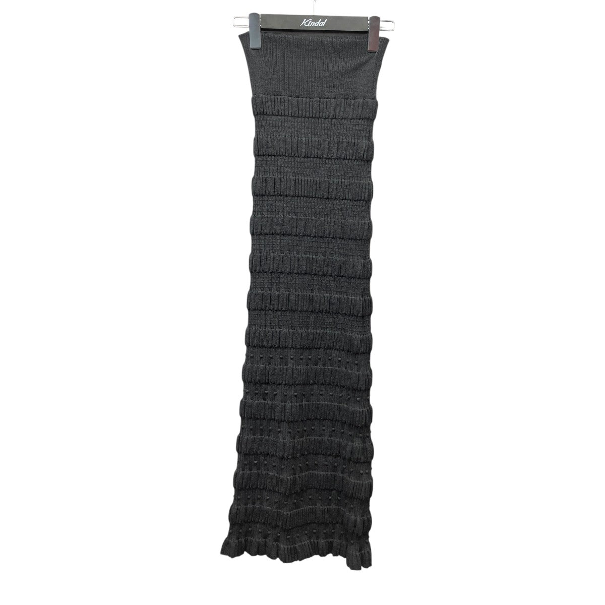 Stripe knit maxi skirtニットロングスカートFTC254-0708