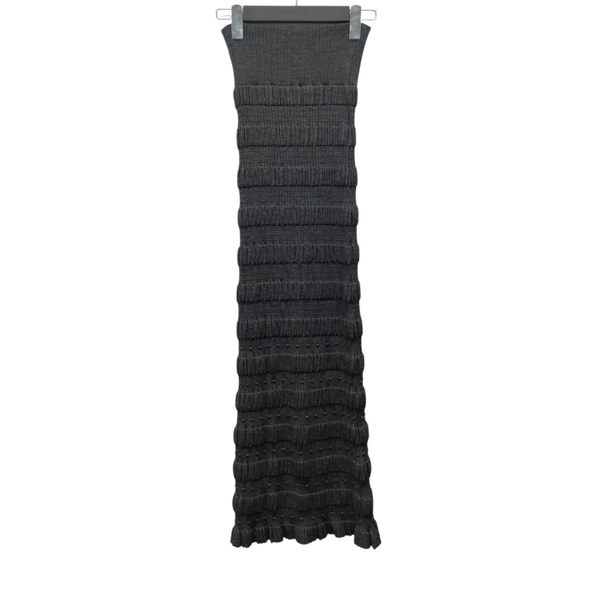 Stripe knit maxi skirtニットロングスカートFTC254-0708