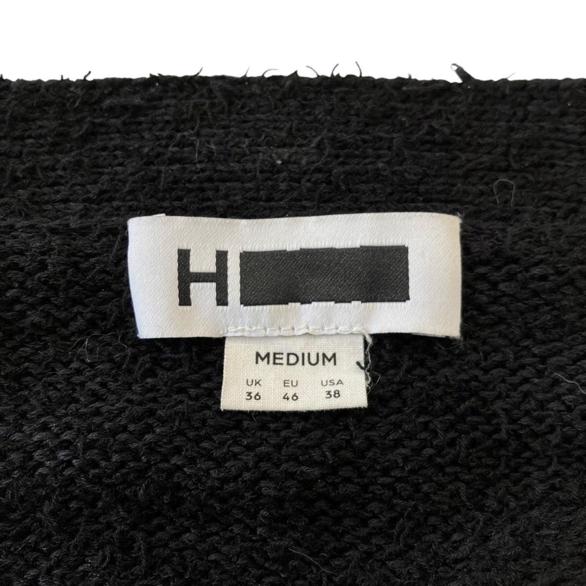 H BEAUTY＆YOUTH Vネックカーディガン1228-105-0737 古着・中古-4枚目のアイテム画像
