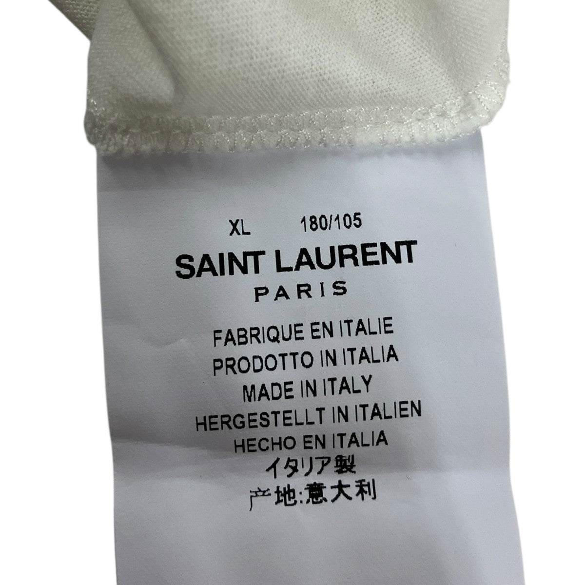 Saint Laurent Paris プリントTシャツ412182 Y2SC1 古着・中古-5枚目のアイテム画像