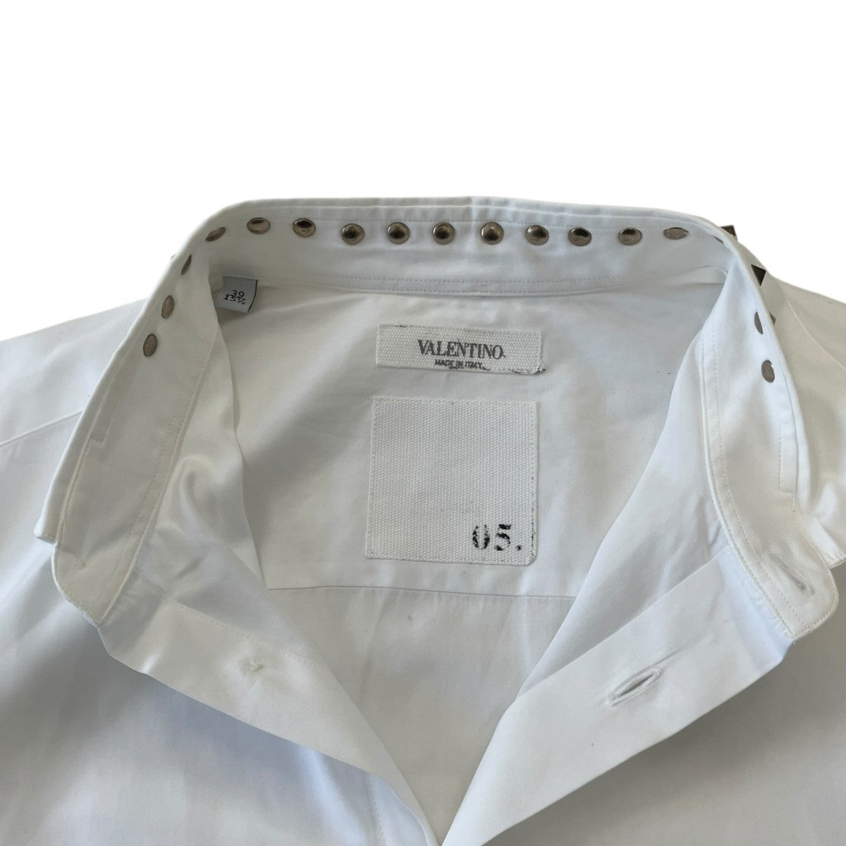VALENTINO スタッズカラー長袖シャツLV3AB76C32U 古着・中古-4枚目のアイテム画像