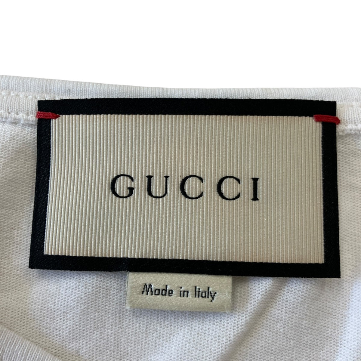 GUCCI バックタグクルーネックTシャツ431047 古着・中古-4枚目のアイテム画像