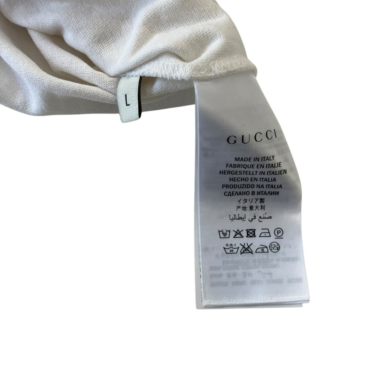 GUCCI バックタグクルーネックTシャツ431047 古着・中古-6枚目のアイテム画像