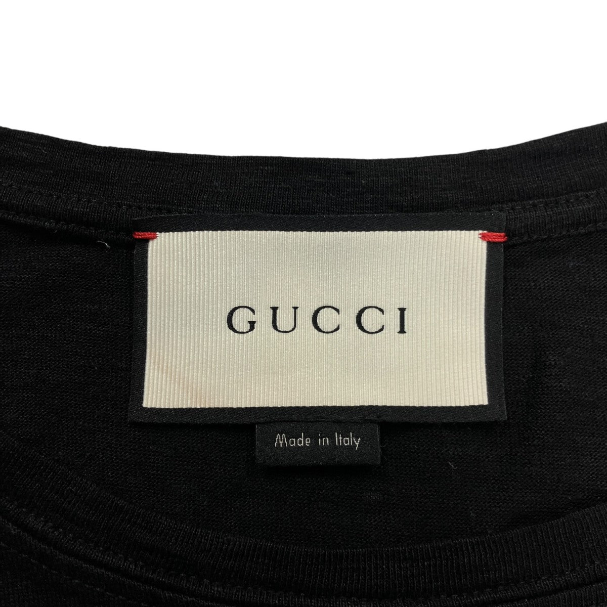 GUCCI L’Aveugle Par AmourエンブロイダリーTシャツ409708 古着・中古-4枚目のアイテム画像