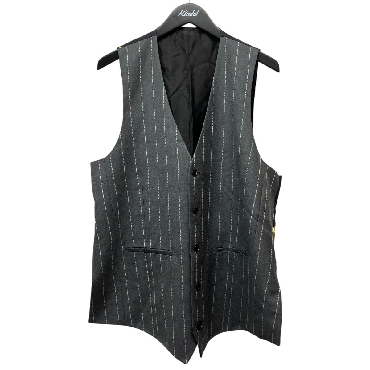 VERSACE ロゴストライプベストA81674 A228965 古着・中古-1枚目のアイテム画像