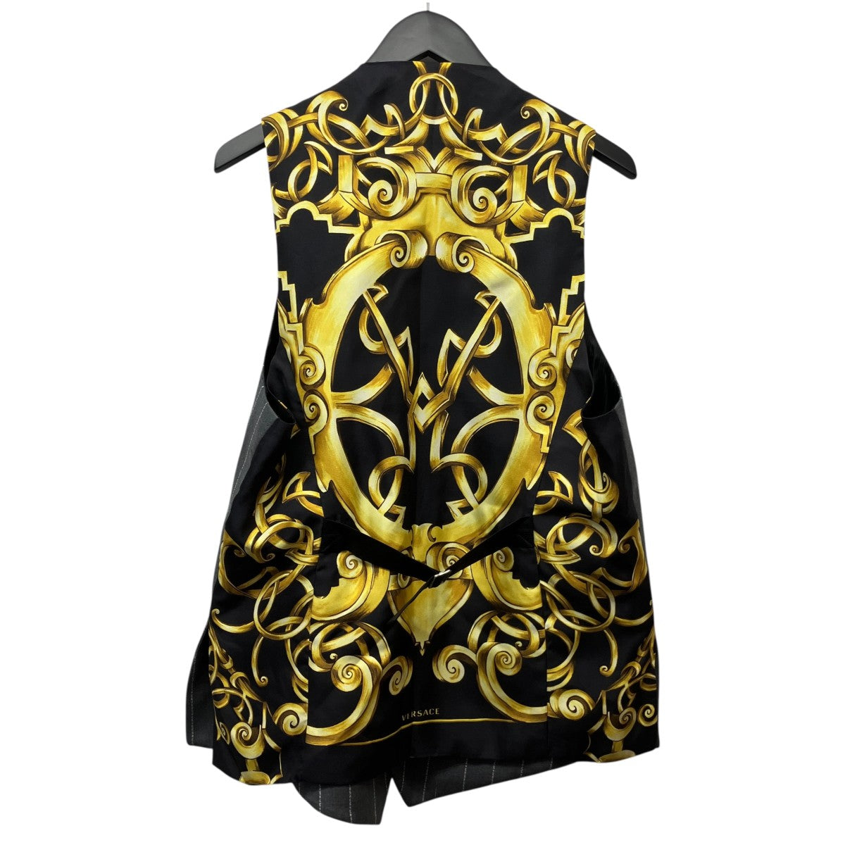VERSACE ロゴストライプベストA81674 A228965 古着・中古-2枚目のアイテム画像