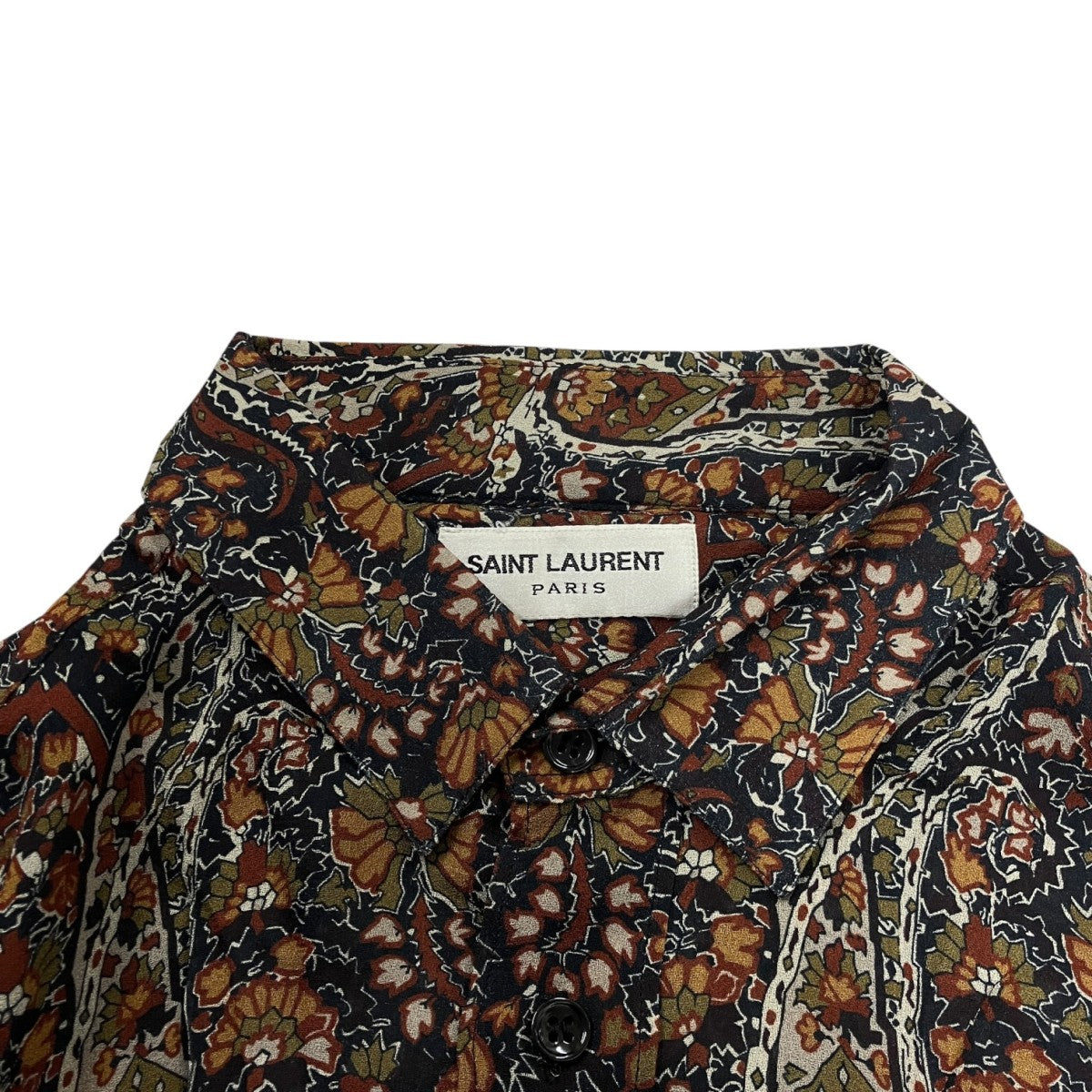 Saint Laurent Paris 16AW長袖ペイズリーシャツ376916 Y302N 古着・中古-3枚目のアイテム画像