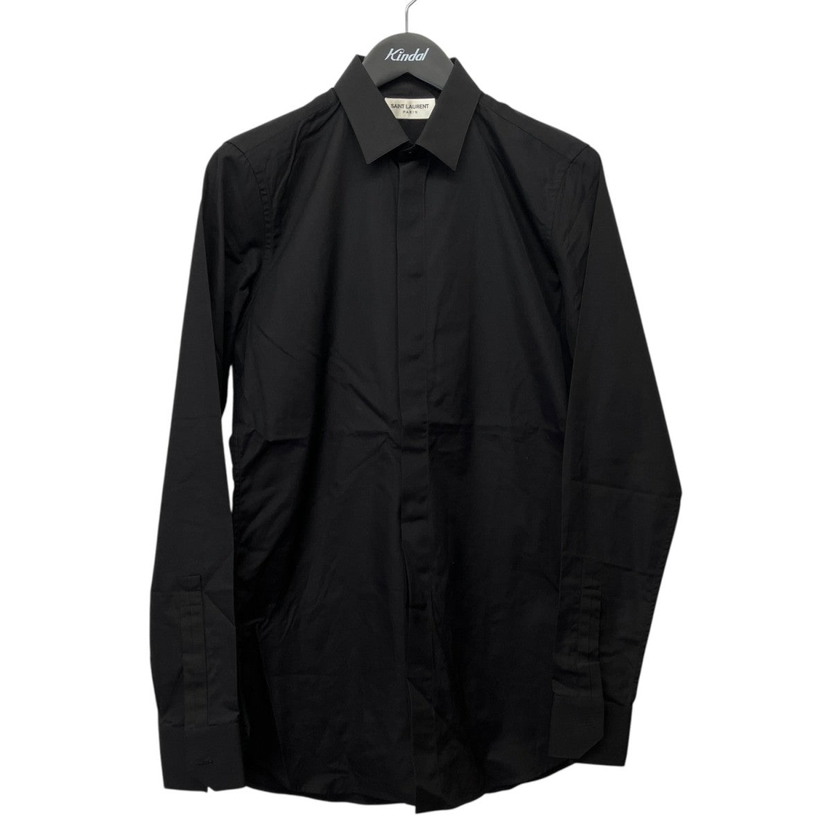 Saint Laurent Paris 17SS長袖シルクシャツ439373 YYL16 古着・中古-1枚目のアイテム画像
