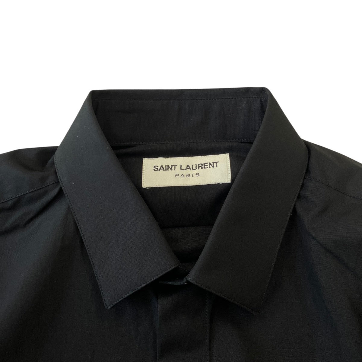 Saint Laurent Paris 17SS長袖シルクシャツ439373 YYL16 古着・中古-3枚目のアイテム画像