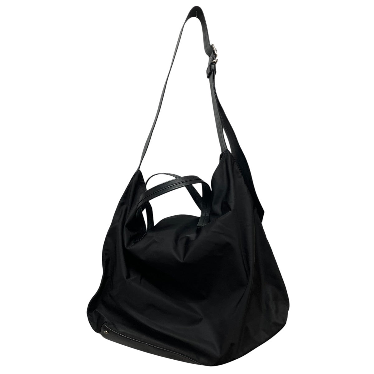 Limonta Nylon Big Tote Bagレザーナイロン2wayショルダーバッグ