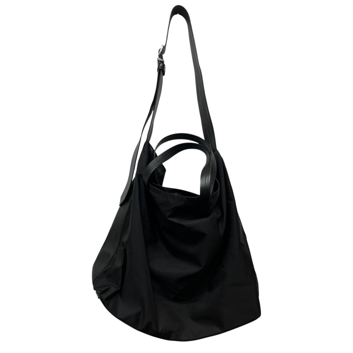 Limonta Nylon Big Tote Bagレザーナイロン2wayショルダーバッグ