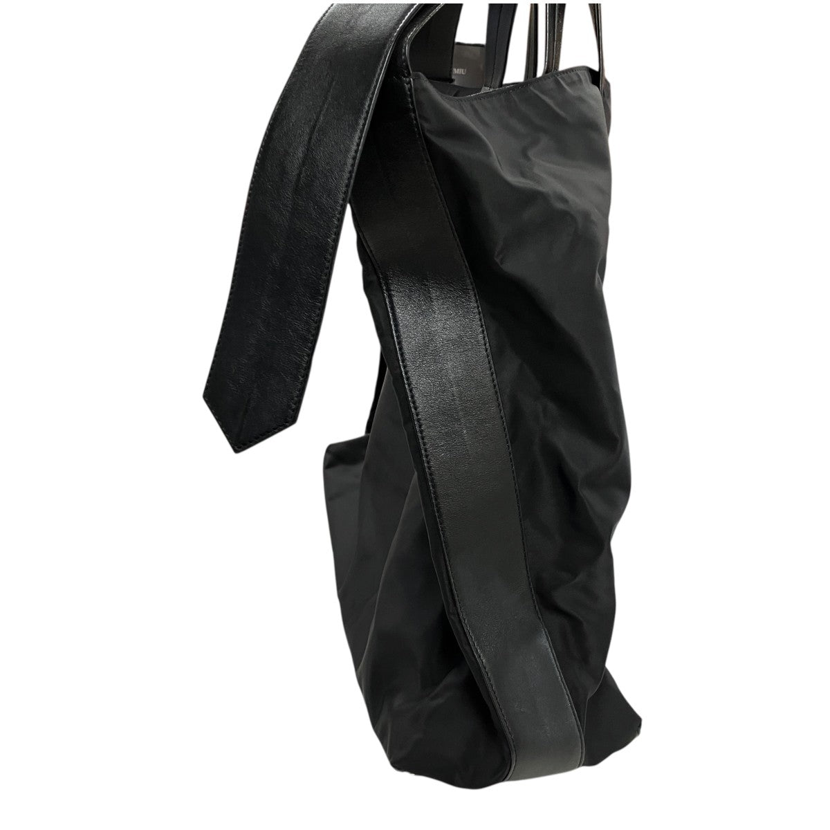 Limonta Nylon Big Tote Bagレザーナイロン2wayショルダーバッグ