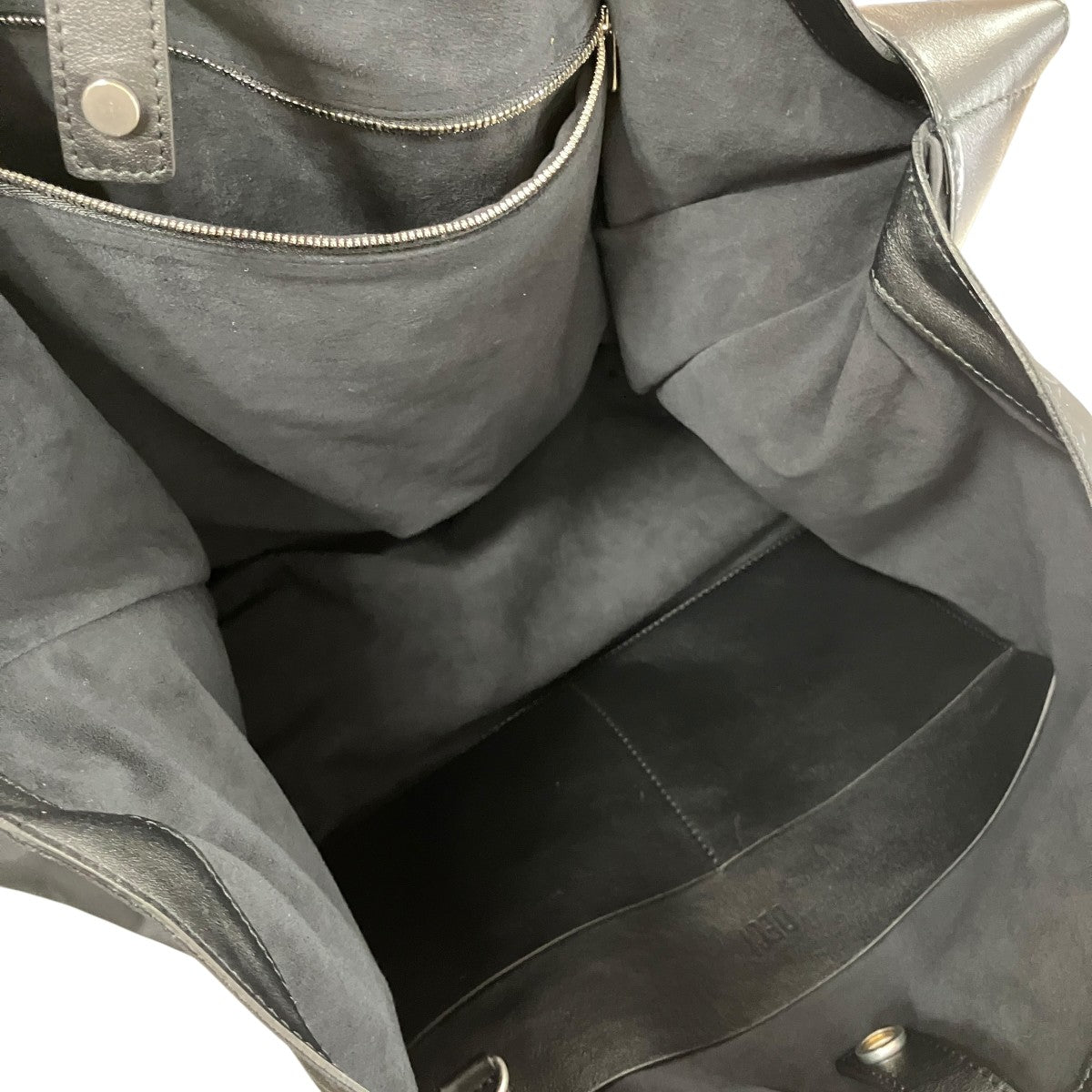 Limonta Nylon Big Tote Bagレザーナイロン2wayショルダーバッグ