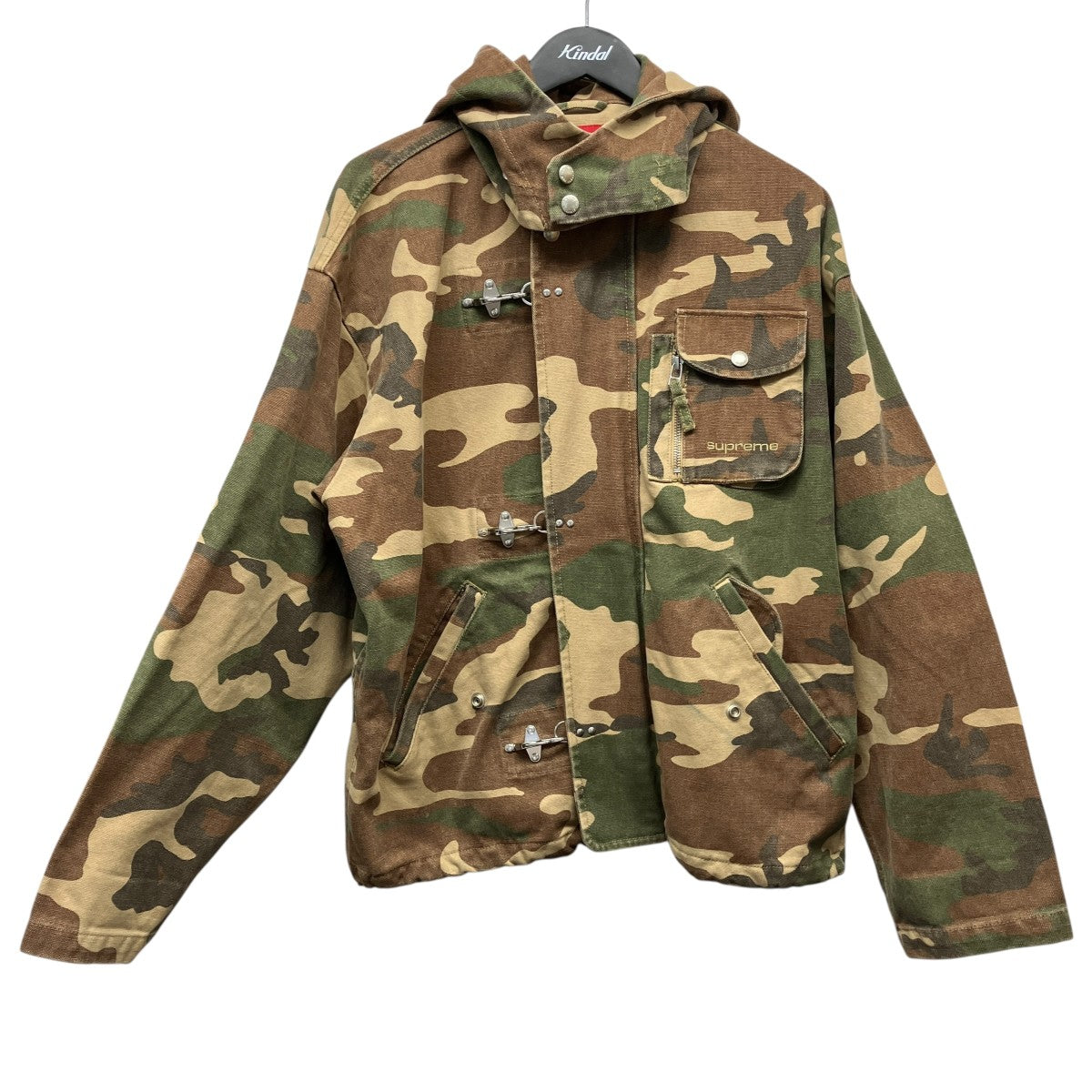 Supreme(シュプリーム) 23SSCanvas Clip Jacketカモ柄フーデット