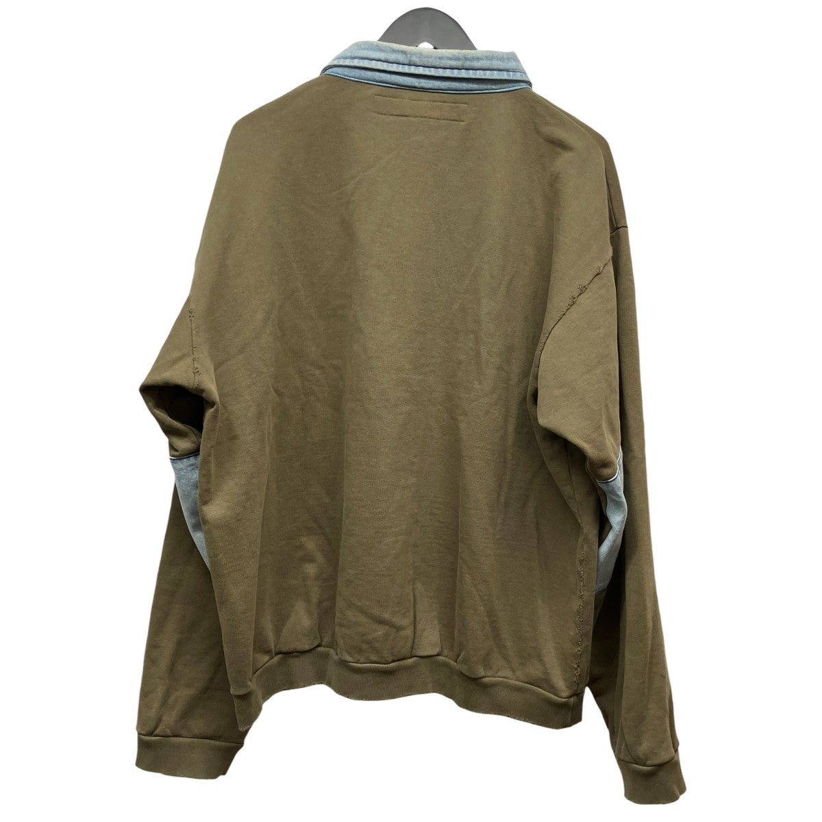 Green Flash Denim Half Zip Fleeceデニム切替ハーフジップスウェット