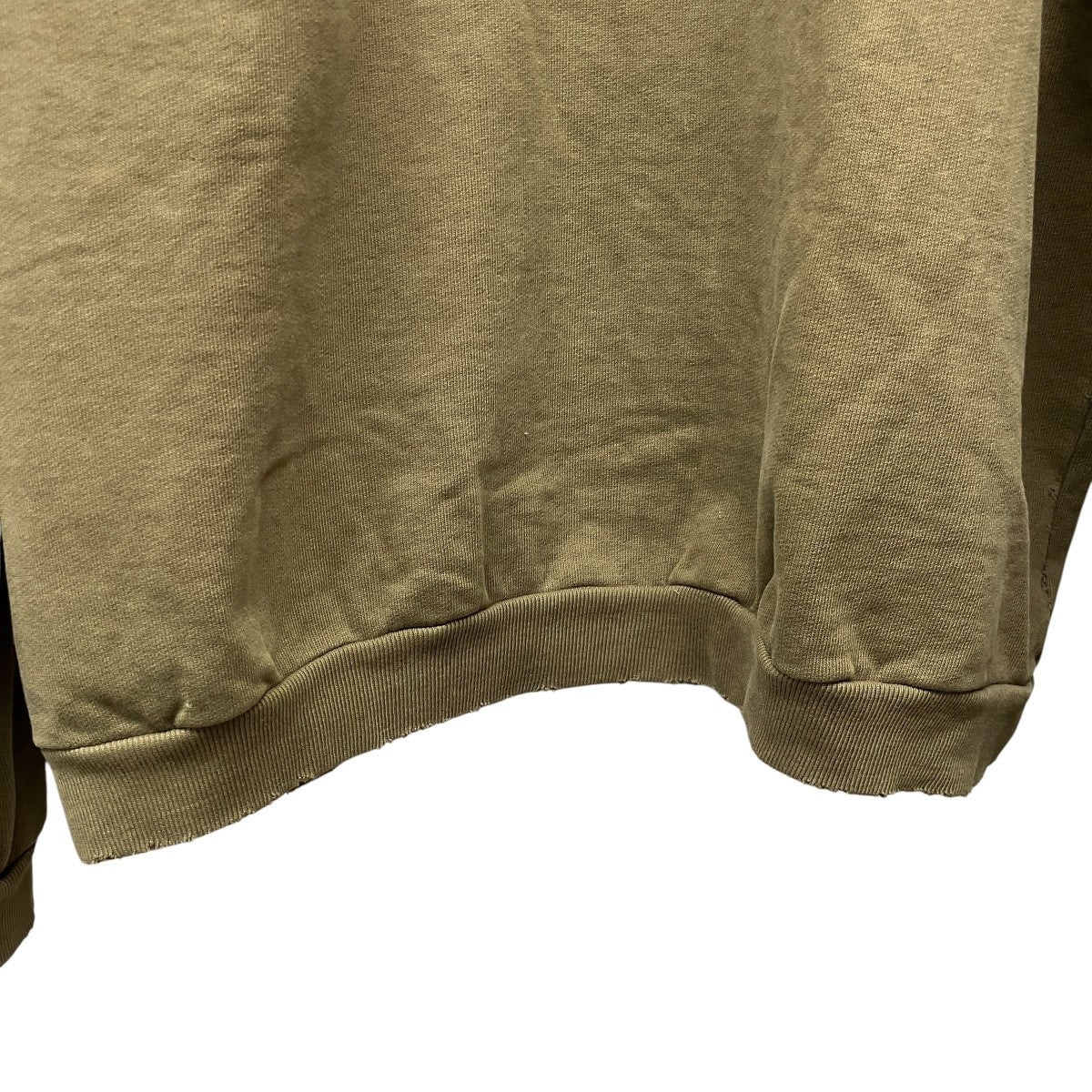 Green Flash Denim Half Zip Fleeceデニム切替ハーフジップスウェット