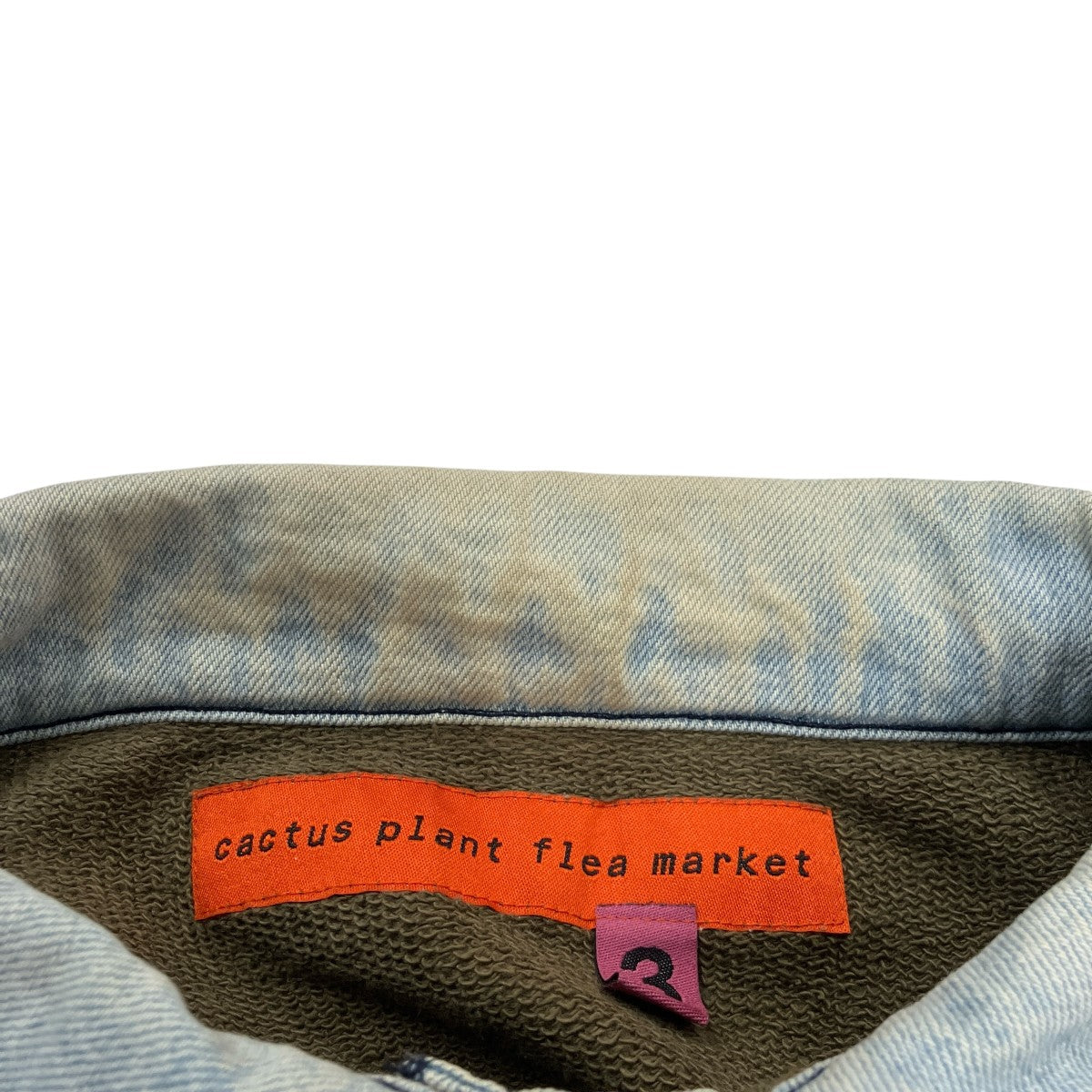Green Flash Denim Half Zip Fleeceデニム切替ハーフジップスウェット