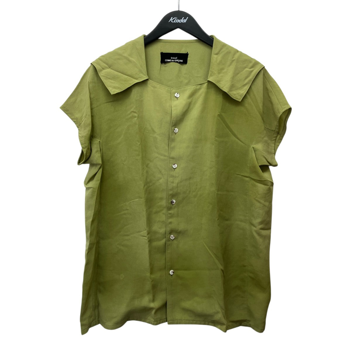 tricot COMME des GARCONS AD1993セーラーハーフスリーブシャツTB-020130 古着・中古-1枚目のアイテム画像