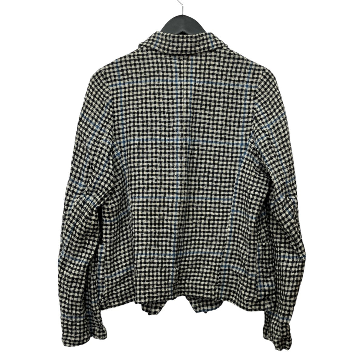 COMME des GARCONS COMME des GARCONS チェックウールコットンジャケットS2J006 古着・中古-2枚目のアイテム画像