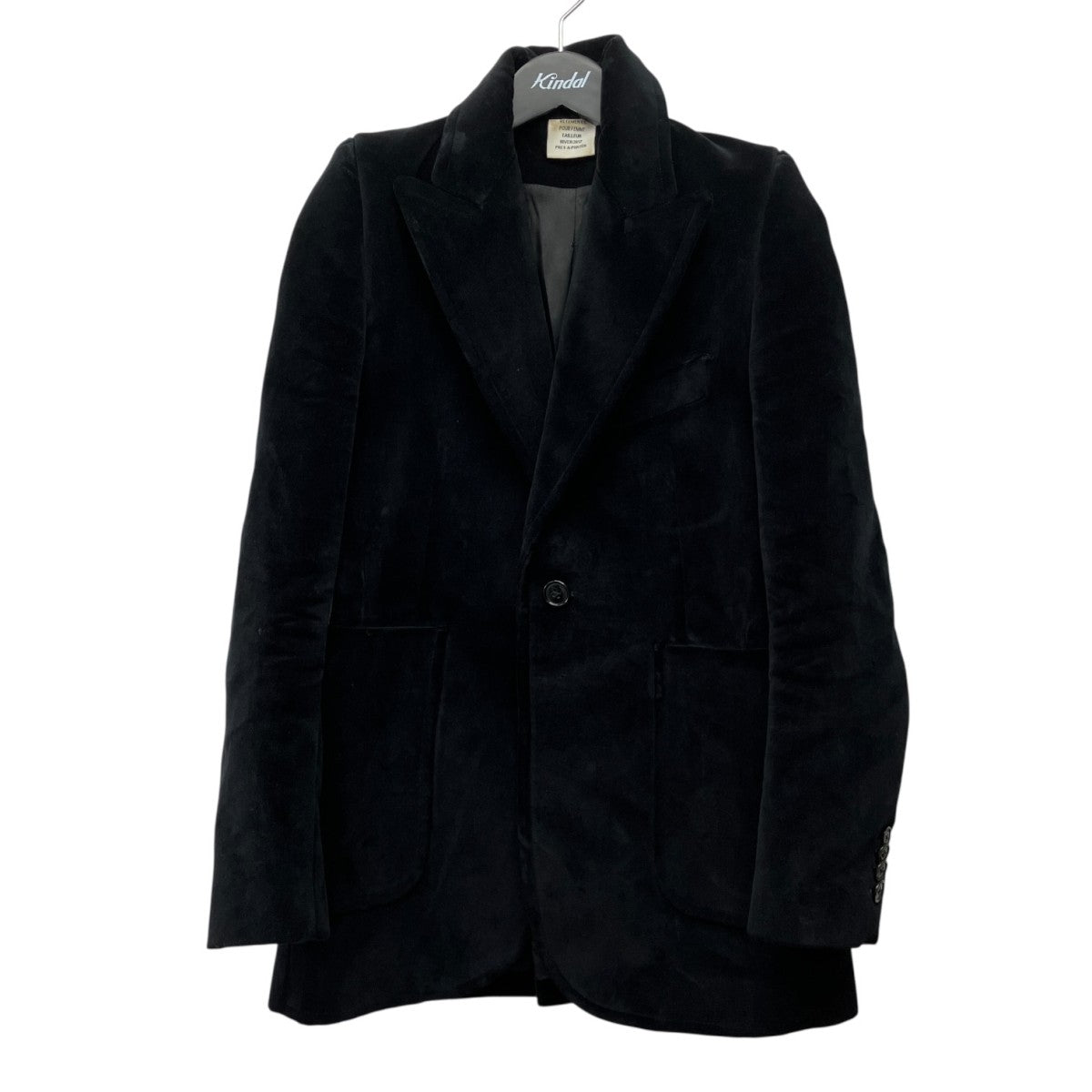 16AWVelvet Blazer tailored jacketベルベットテーラードジャケットWF17JA1