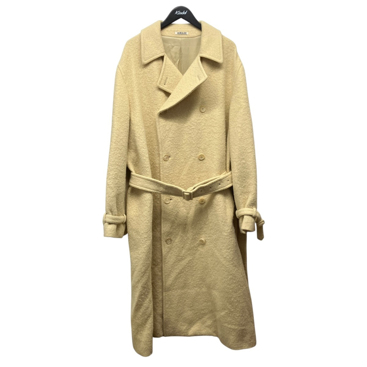 AURALEE 23AWBRUSHED ALPACA WOOL MELTON TRENCH COATアルパカウールメルトントレンチコートA23AC01AS 古着・中古-1枚目のアイテム画像