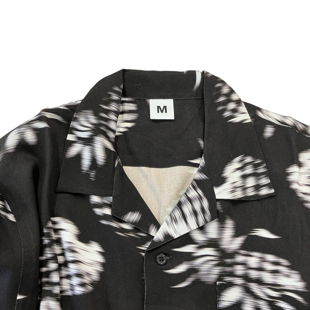 Blurred Rayon ShirtsオープンカラーハーフスリーブシャツVAG45010