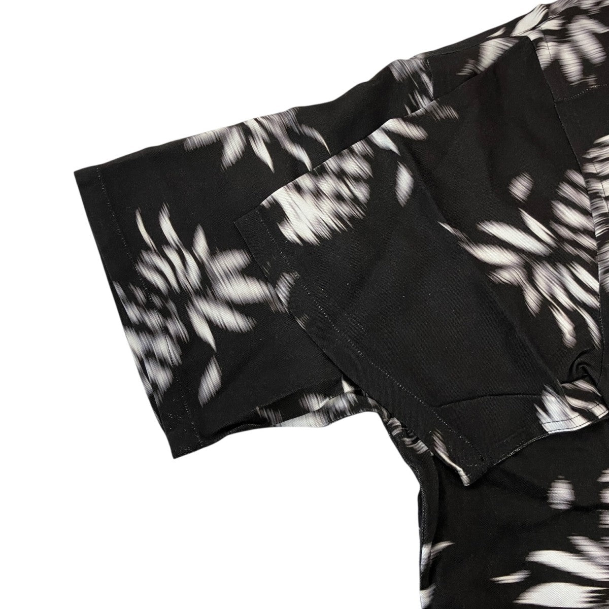 Blurred Rayon ShirtsオープンカラーハーフスリーブシャツVAG45010