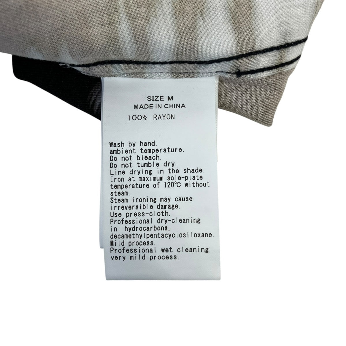 Blurred Rayon ShirtsオープンカラーハーフスリーブシャツVAG45010