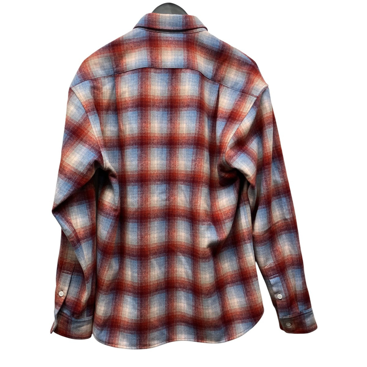 HEAVY WOOL FLANNEL SHIRTボタンダウンチェックシャツWMS-25AW4-010