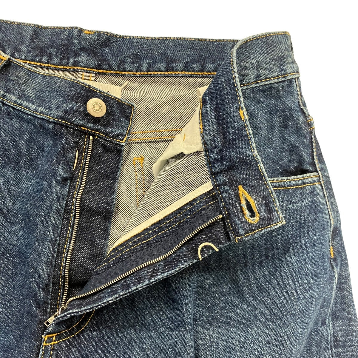 22SSCROPPED KICK-FLARE JEANSクロップドデニムパンツS51LA0158 S30561