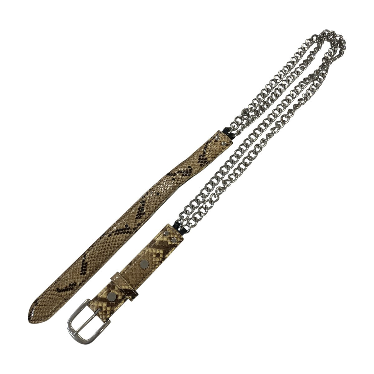 DOUBLE CHAIN BELTパイソン切替チェーンベルト