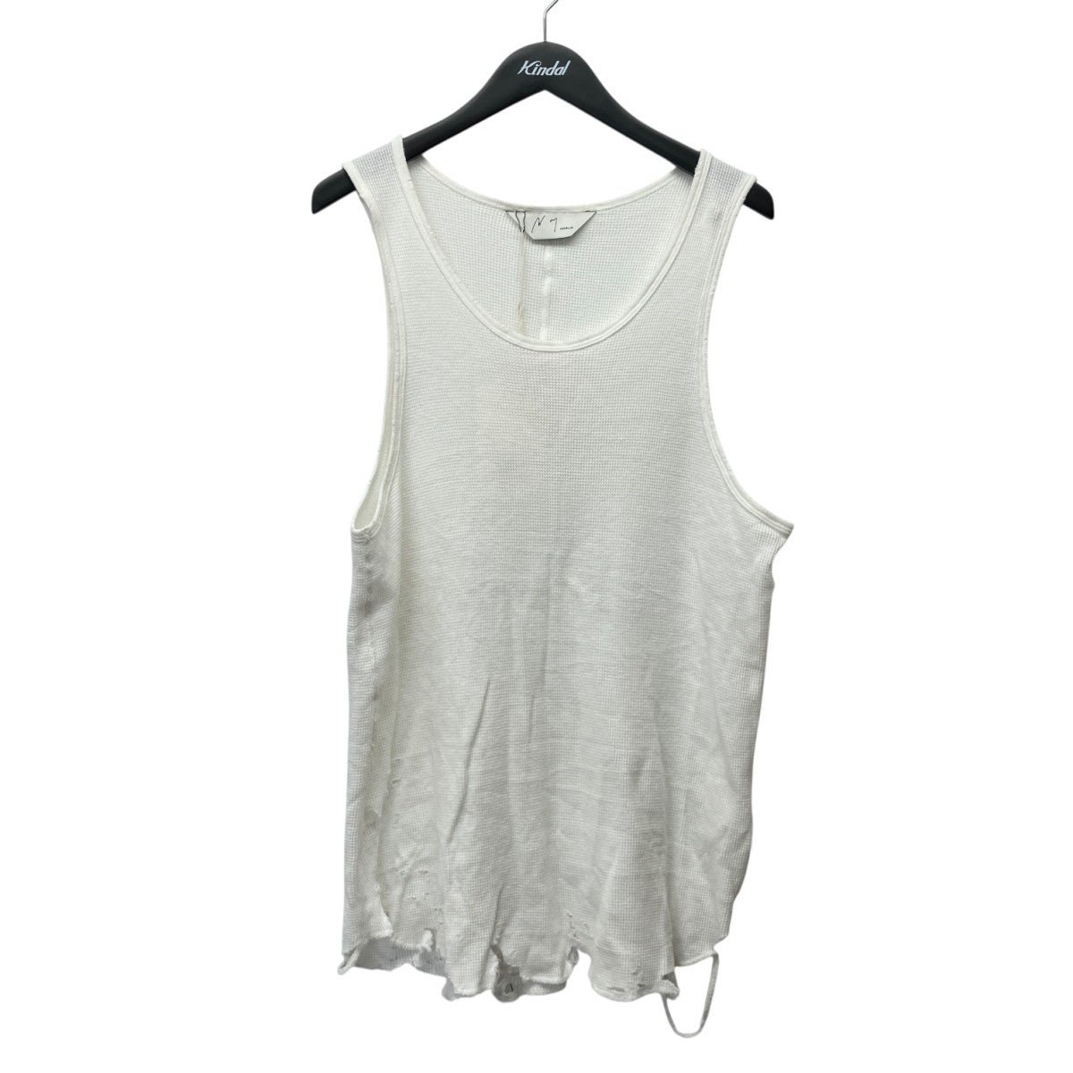 DAMAGE WAFFLE TANK TOPダメージワッフルタンクトップANC-CT105