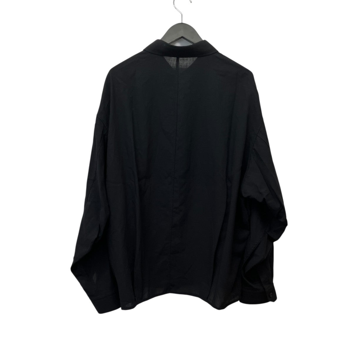 26SSBALLOON CARDIGAN SHIRTバルーンウールシャツ26SS-REBL-488-J