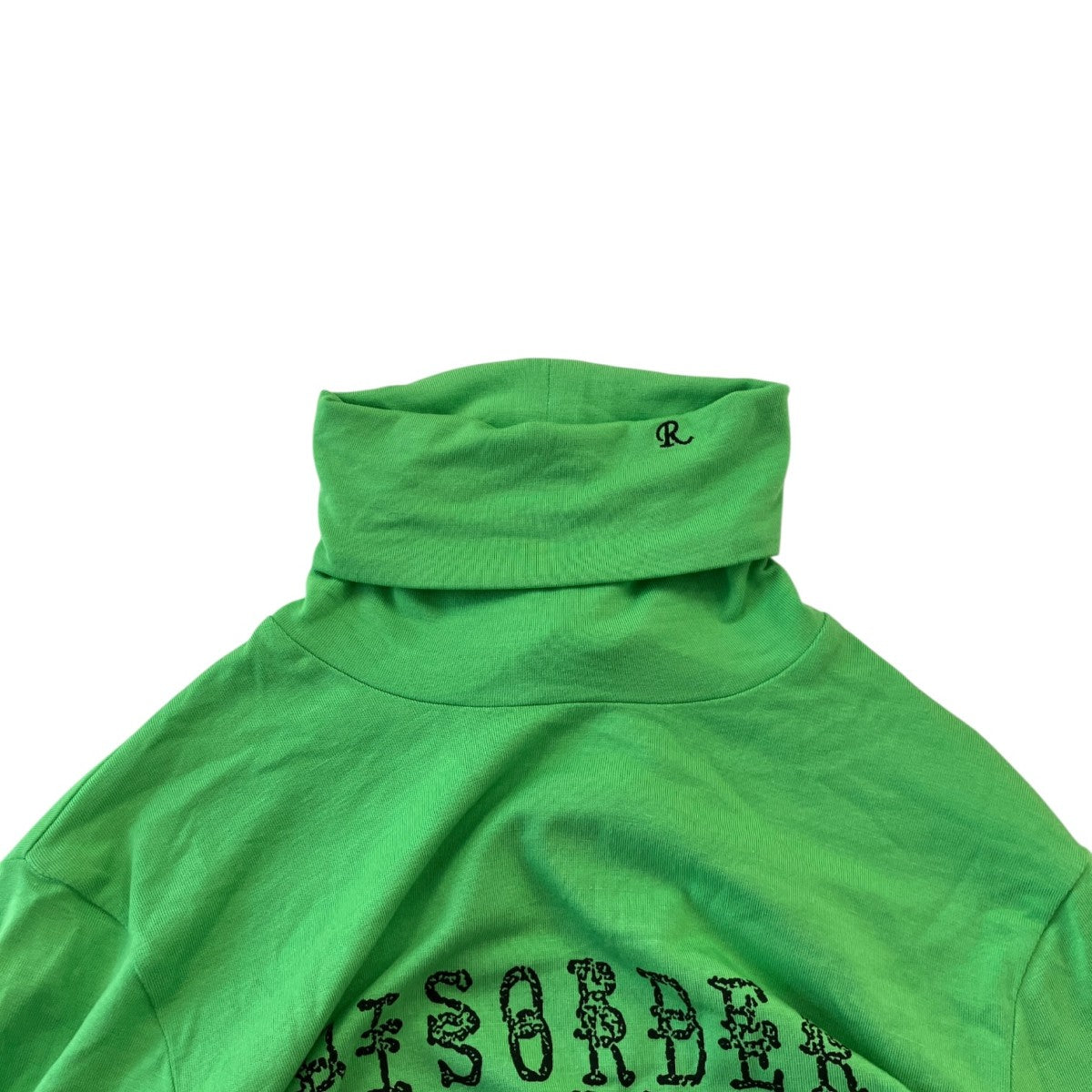 21SSPrint Sous Pull DISORDERタートルネック長袖プリントカットソー211-W149