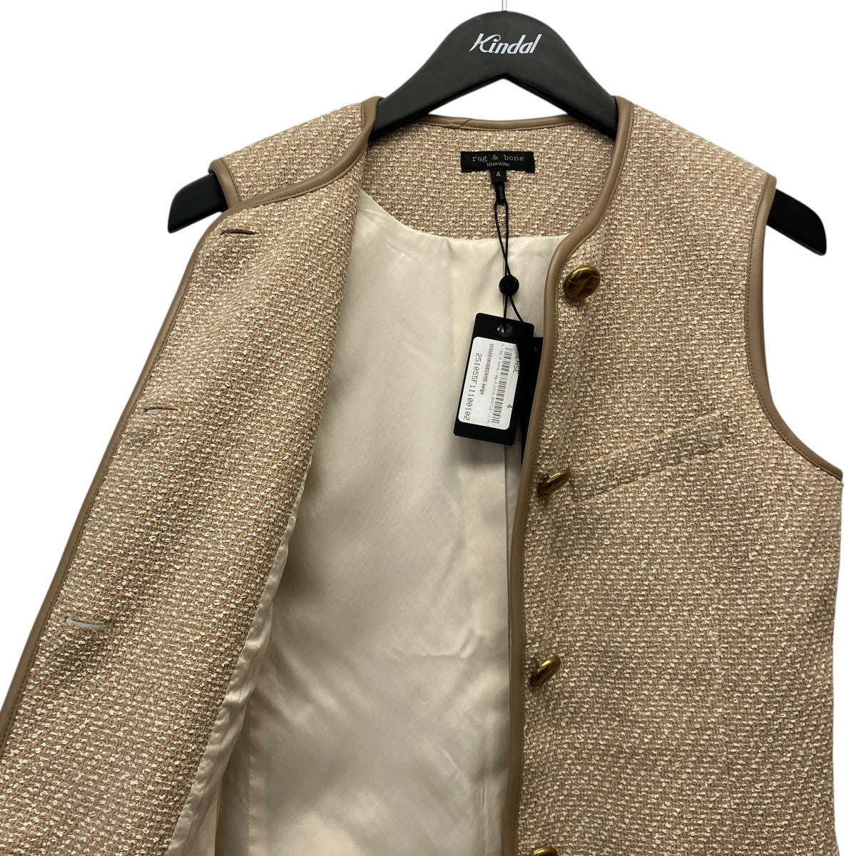 Bartlet Italian Tweed VestツイードベストWAW24H4005RI05