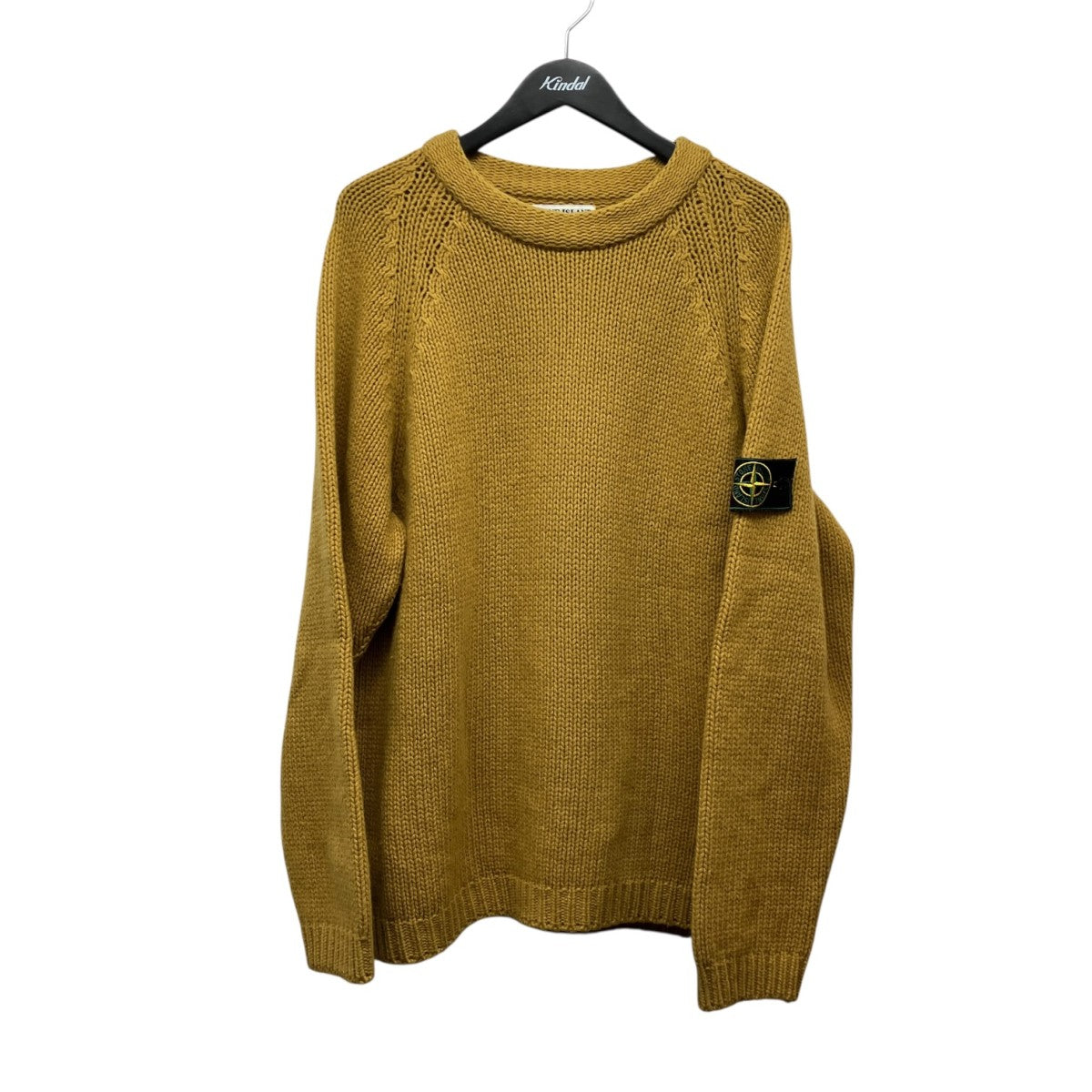 STONE ISLAND グリーンエッジウールクルーネックニット2424181 古着・中古-1枚目のアイテム画像