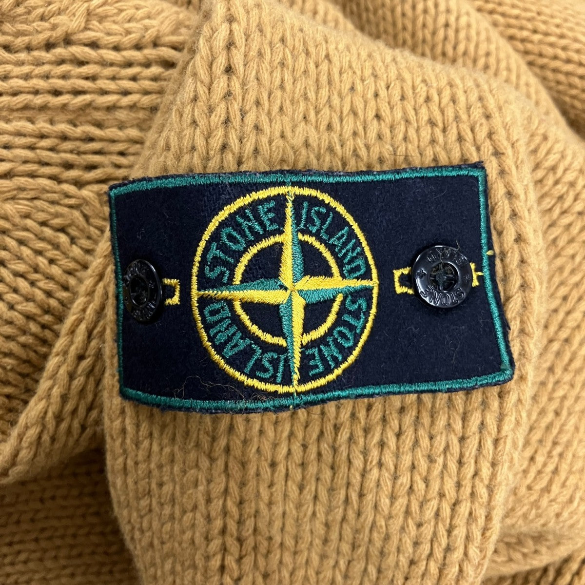 STONE ISLAND グリーンエッジウールクルーネックニット2424181 古着・中古-6枚目のアイテム画像