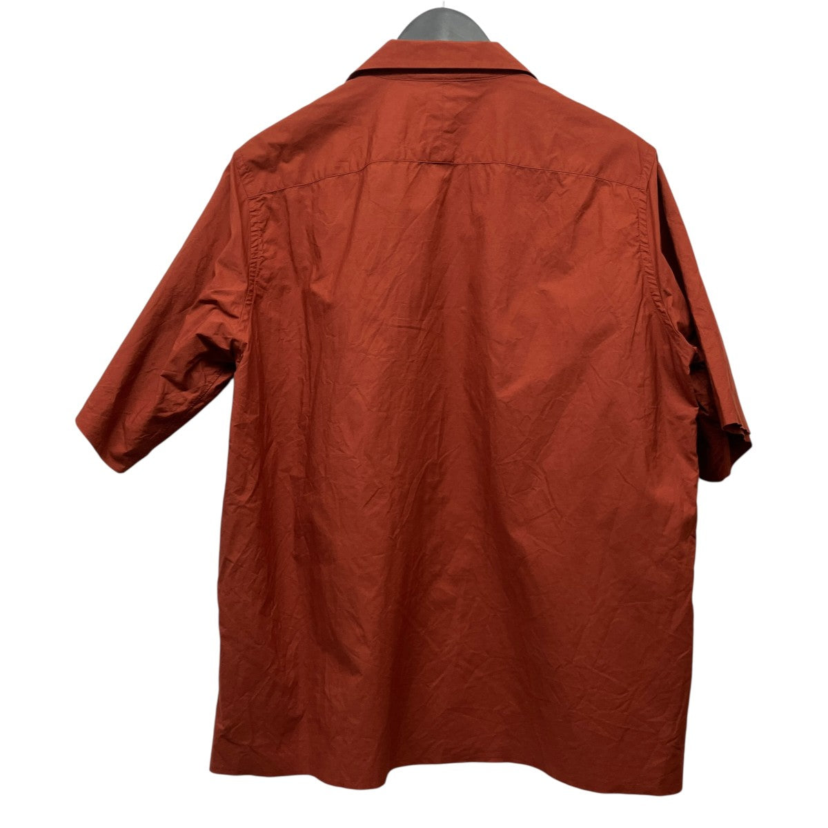 18SSSELVEDGE WEATHER CLOTH HALF SLEEVED SHIRTSオープンカラーシャツA8SS02WC