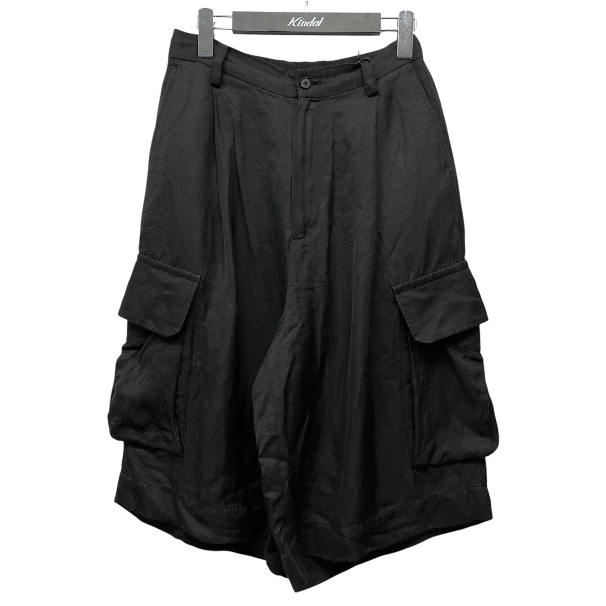 26SSVIS LI BRIGHT TWILL CARGO SHORT TROUSERSヴィスコースリネンカーゴハーフパンツST.1458