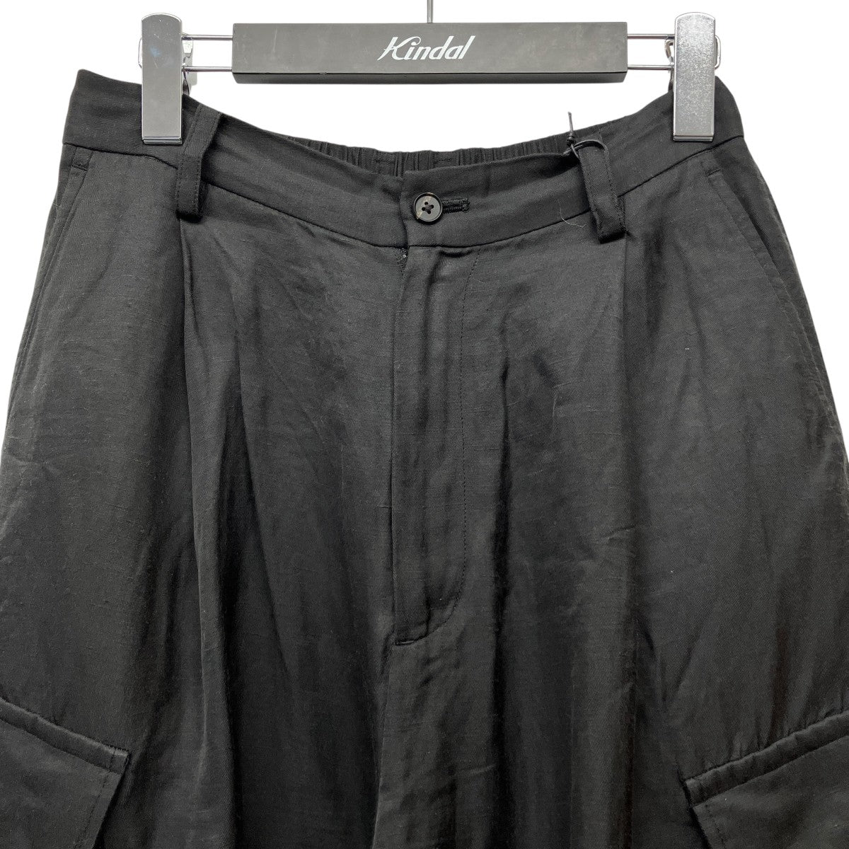 26SSVIS LI BRIGHT TWILL CARGO SHORT TROUSERSヴィスコースリネンカーゴハーフパンツST.1458