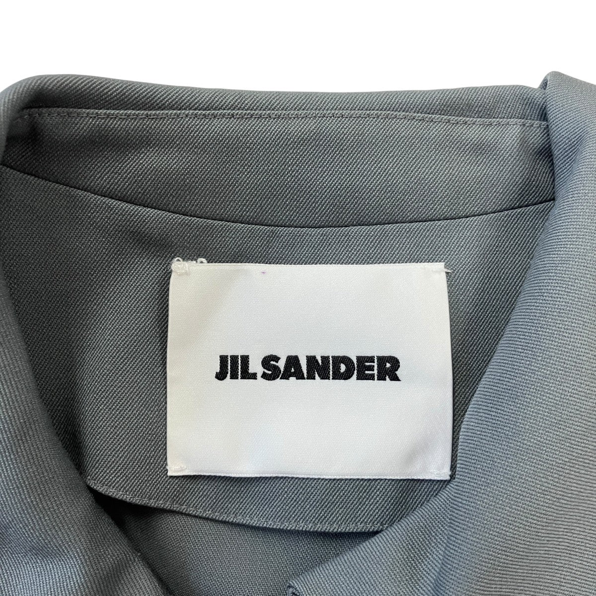 JIL SANDER ウールセーラーシャツジャケットJSCU602006WU20250021 古着・中古-7枚目のアイテム画像