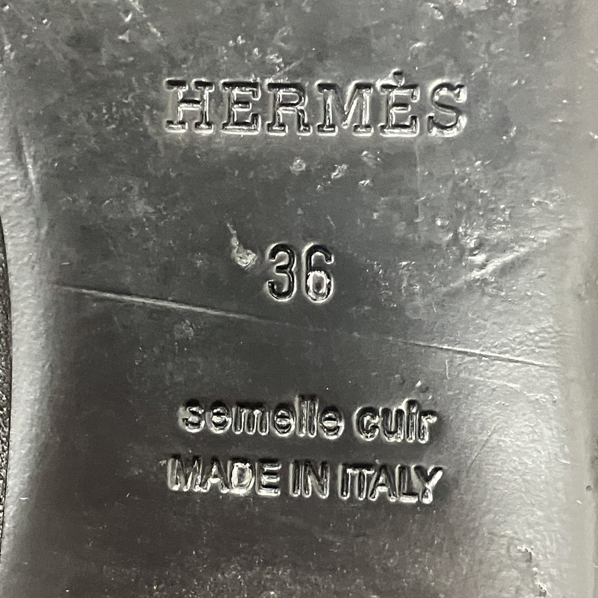 HERMES ラヴァー40ケリーバックルパンプス 古着・中古-6枚目のアイテム画像